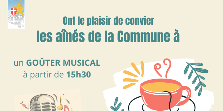 Goûter musical et Apéro festif pour les ainés de la Commune