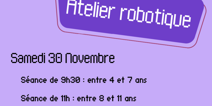 Atelier Robotique